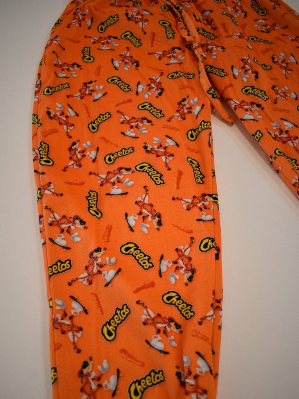 Cheetos Chester Cheetah Adult Small Orange Pajama Pants Lounge Sleepwear Soft
